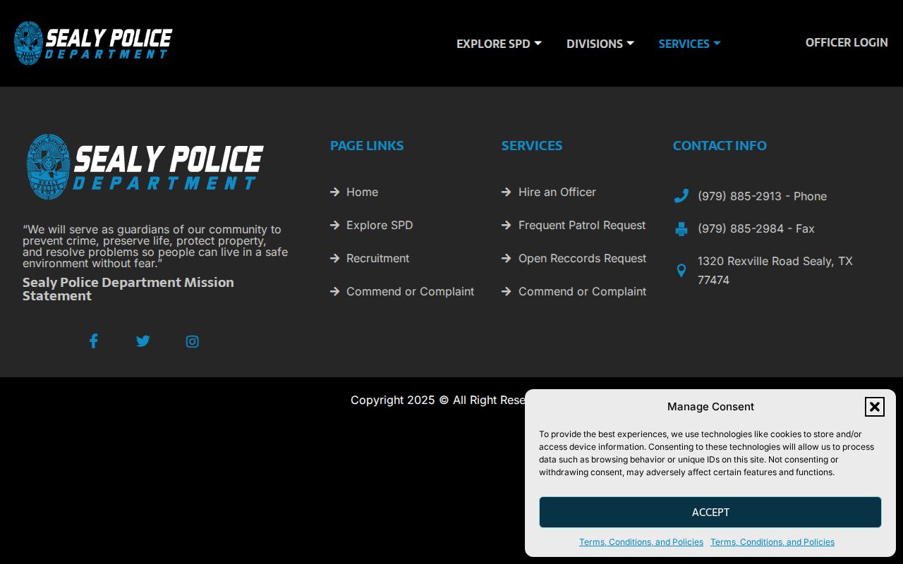 Austin County Sealy warrant records: Sealy Police Department records request instructions